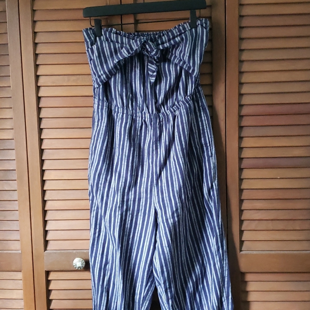 Aerie strapless jumpsuit